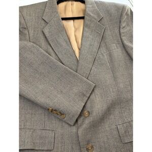 Dior Gray Checkered Suit